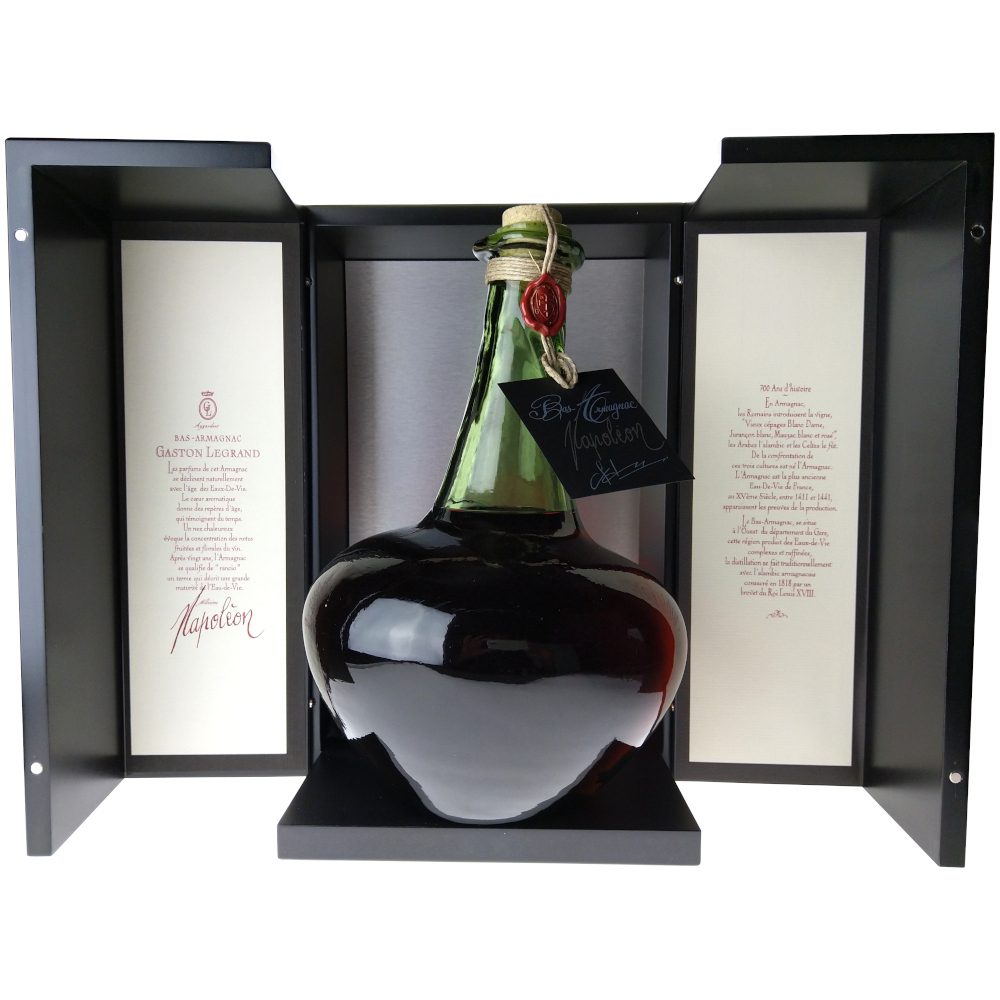 Bas Armagnac Carafe Pansue 10 ans Napoléon Baron Gaston Legrand
